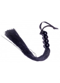 Черная силиконовая плеть - 37 см. - Boys of Toys - купить с доставкой в Находке