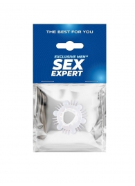 Стимулирующая насадка на пенис с несколькими видами рельефа - Sex Expert - в Находке купить с доставкой