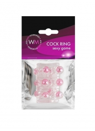 Прозрачная сквозная насадка на пенис с цветными шариками - Erowoman-Eroman - в Находке купить с доставкой