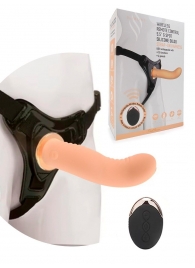 Женский вибрострапон со съемной насадкой и пультом ДУ - Erokay - купить с доставкой в Находке