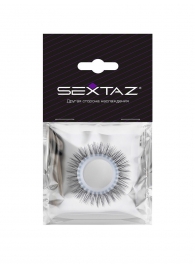 Круглое эрекционное кольцо с «ресничками» - Sextaz - в Находке купить с доставкой