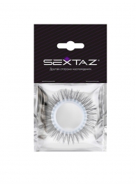 Круглое эрекционное кольцо с длинными «ресничками» - Sextaz - в Находке купить с доставкой