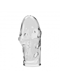Прозрачная насадка на пенис Booker - 8 см. - Baile - в Находке купить с доставкой