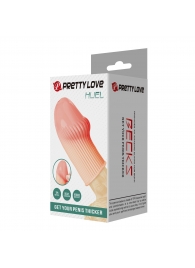 Телесная насадка на пенис Huel - 9 см. - Baile - в Находке купить с доставкой