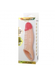Телесная удлиняющая насадка на пенис Darnel - Baile - в Находке купить с доставкой