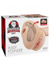 Телесный мастурбатор-вагина Pussy Pounder Squeeze Stroker - Pipedream - в Находке купить с доставкой