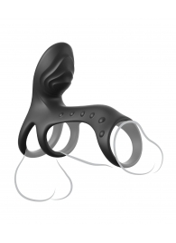 Черная насадка на пенис Ultimate Couples Cage Pro - Pipedream - в Находке купить с доставкой