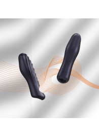 Сливовая силиконовая насадка на пенис с подхватом Manwan Ryzer - Manwan - в Находке купить с доставкой