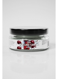 Массажная свеча «Спелая вишня» - 50 мл. - SGAN - купить с доставкой в Находке