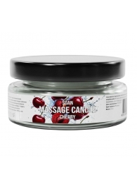 Массажная свеча «Спелая вишня» - 50 мл. - SGAN - купить с доставкой в Находке