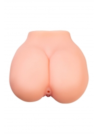 Реалистичный мастурбатор в форме попки с 2 любовными входами - No Name - в Находке купить с доставкой