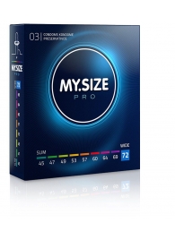 Презервативы MY.SIZE размер 72 - 3 шт. - My.Size - купить с доставкой в Находке
