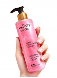 Гель-пена для ванны и душа Sexy Sweet с феромонами и ароматом бабл-гам - 200 мл. - 
