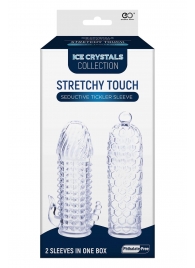 Набор из 2 прозрачных насадок на член Seductive Tickler Sleeves Set - NMC - в Находке купить с доставкой