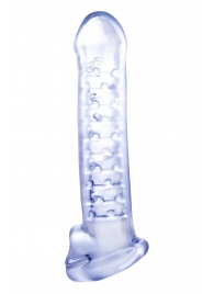 Прозрачная насадка-удлинитель Stretchy Touch - 18 см. - NMC - в Находке купить с доставкой