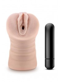 Телесный мастурбатор-вагина Ayumi с вибрацией - Blush Novelties - в Находке купить с доставкой