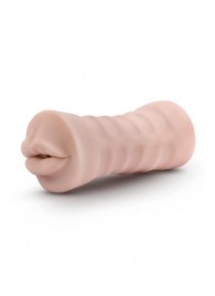Телесный мастурбатор-ротик Nicole Vibrating Masturbator - Blush Novelties - в Находке купить с доставкой