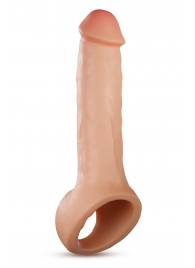 Телесная насадка-удлинитель Thrive 8.75 Inch Realistic Penis Extender Sleeve - 22,2 см. - Blush Novelties - в Находке купить с доставкой