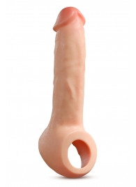 Телесная насадка-удлинитель Thrive 8.75 Inch Realistic Penis Extender Sleeve - 22,2 см. - Blush Novelties - в Находке купить с доставкой
