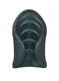 Серый сквозной мастурбатор с вибрацией Manwan Starter - Manwan - в Находке купить с доставкой