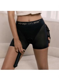 Трусики-шорты для фиксации насадок Strap-on-me Harness Lingerie Halo - size XS - Strap-on-me - купить с доставкой в Находке