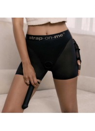 Трусики-шорты для фиксации насадок Strap-on-me Harness Lingerie Halo - size M - Strap-on-me - купить с доставкой в Находке