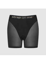 Трусики-шорты для фиксации насадок Strap-on-me Harness Lingerie Halo - size M - Strap-on-me - купить с доставкой в Находке