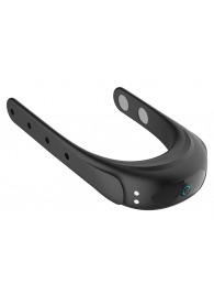 Черное эрекционное виброкольцо на ремешках - Boys of Toys - в Находке купить с доставкой