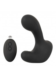 Черная анальная вибропробка с функцией расширения RC Butt Plug with 3 functions - Orion - в Находке купить с доставкой