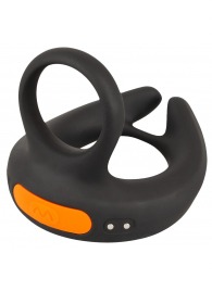 Черный вибростимулятор мошонки RC Scrotum Stimulator with Vibration - Orion - в Находке купить с доставкой