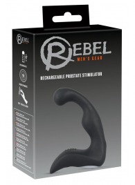 Черный перезаряжаемый стимулятор простаты с вибрацией - 14,6 см. - Orion - в Находке купить с доставкой