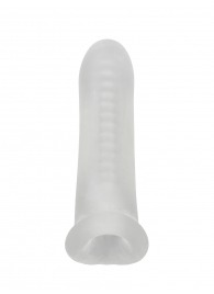 Белый фаллоудлинитель Striker - 13,5 см. - Lola Games - в Находке купить с доставкой