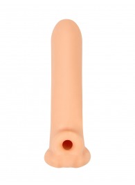 Телесный фаллоудлинитель Titan - 16,5 см. - Lola Games - в Находке купить с доставкой