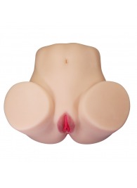 Телесный мастурбатор Julia с 2 любовными каналами - Baile - в Находке купить с доставкой