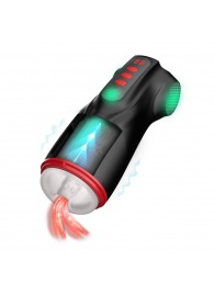 Интерактивный мастурбатор Raven с вакуумом, вибрацией и подсветкой - Shots Media BV - в Находке купить с доставкой