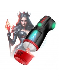 Интерактивный мастурбатор Raven с вакуумом, вибрацией и подсветкой - Shots Media BV - в Находке купить с доставкой