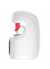 Белый мастурбатор с язычком и возвратно-поступательными движениями - Secwell - в Находке купить с доставкой