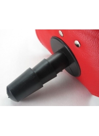 Красные трусики со штырьком для насадки - БДСМ Арсенал - купить с доставкой в Находке