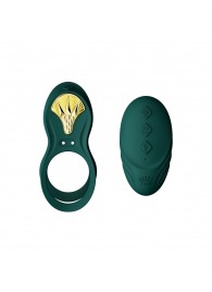 Зеленое эрекционное виброкольцо Bayek с пультом ДУ - Zalo - в Находке купить с доставкой
