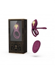 Фиолетовое эрекционное виброкольцо Bayek с пультом ДУ - Zalo - в Находке купить с доставкой