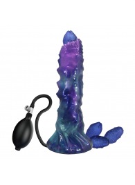 Фиолетовый яйцеродящий фаллоимитатор Duskwalker Sentinal на присоске - 22,4 см. - Baile - купить с доставкой в Находке