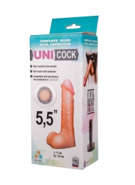 Фаллическая насадка Харнесс UNICOCK 5,5  - 17 см. - LOVETOY (А-Полимер) - купить с доставкой в Находке