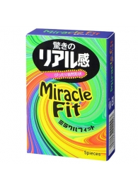 Презервативы Sagami Xtreme Miracle Fit - 5 шт. - Sagami - купить с доставкой в Находке