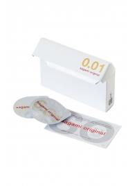 Супер тонкие презервативы Sagami Original 0.01 - 5 шт. - Sagami - купить с доставкой в Находке