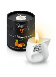Массажная свеча с ароматом манго и ананаса Bougie de Massage Ananas Mangue - 80 мл. - Plaisir Secret - купить с доставкой в Находке