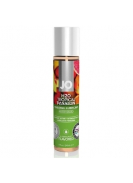 Смазка с ароматом тропических фруктов JO Flavored Tropical Passion - 30 мл. - System JO - купить с доставкой в Находке