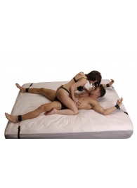 Бондаж для фиксации на кровати Frisky Bedroom Restraint Kit - XR Brands - купить с доставкой в Находке