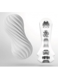 Мастурбатор FLEX Silky White с мягким рельефом - Tenga - в Находке купить с доставкой