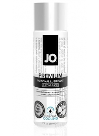 Охлаждающий лубрикант на силиконовой основе JO Personal Premium Lubricant Cooling - 60 мл. - System JO - купить с доставкой в Находке