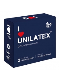 Ультрапрочные презервативы Unilatex Extra Strong - 3 шт. - Unilatex - купить с доставкой в Находке